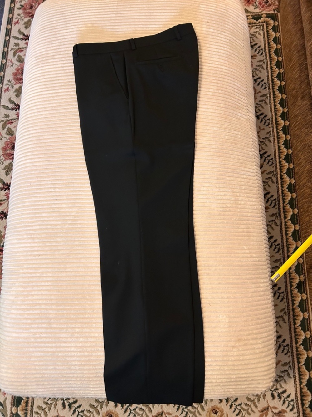 Kenneth Cole New York Men’s Black 100% Wool Suit 38R 32x31 Two Piece - Picture 7 of 7